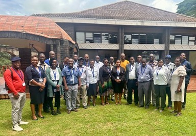 Academic staff, industry representatives, and government officials during the University–Industry Linkages Workshop held in Darwendale, February 2025.